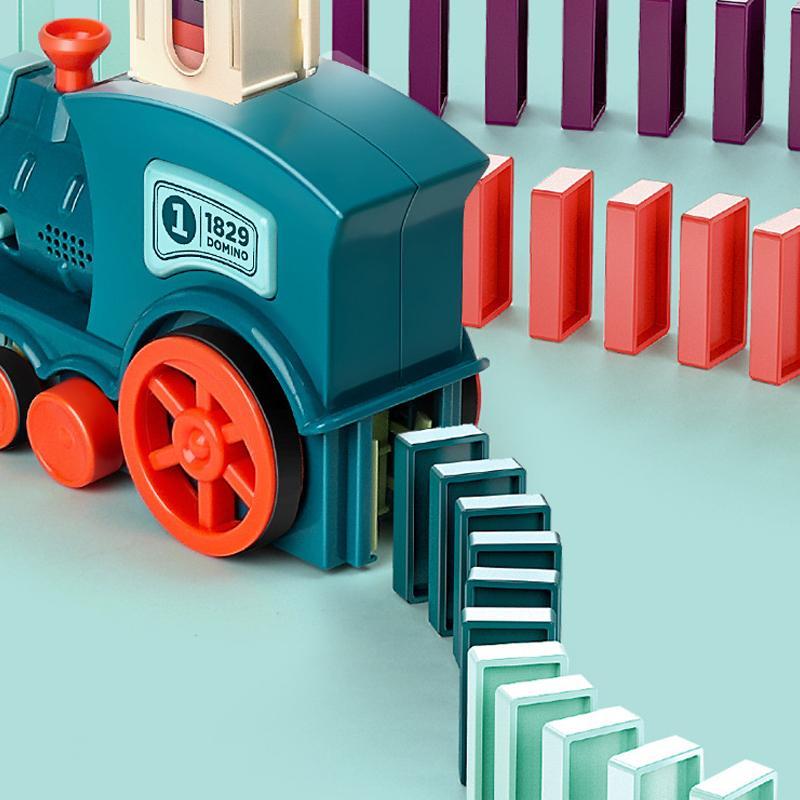 Domino trein blokken set - #Domino trein blokken setDe Bazelaar