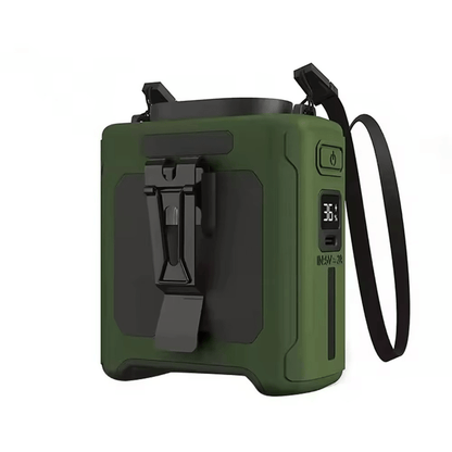 Draagbare Heupventilator met Powerbank en Zaklamp
