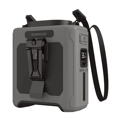 Draagbare Heupventilator met Powerbank en Zaklamp