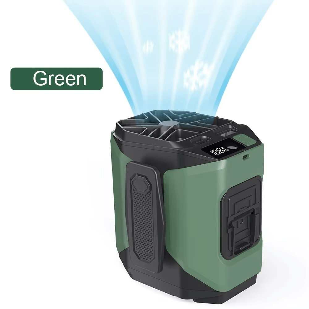 Draagbare Heupventilator met Powerbank en Zaklamp
