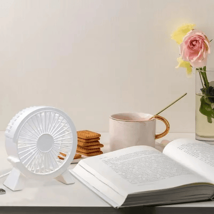 Mini Elektrische Draagbare Oplaadbare en Stille Ventilator