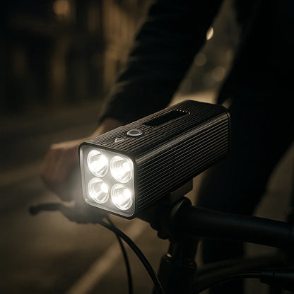 Fietsverlichting LED tactisch hoog vermogen oplaadbaar weerbestendig