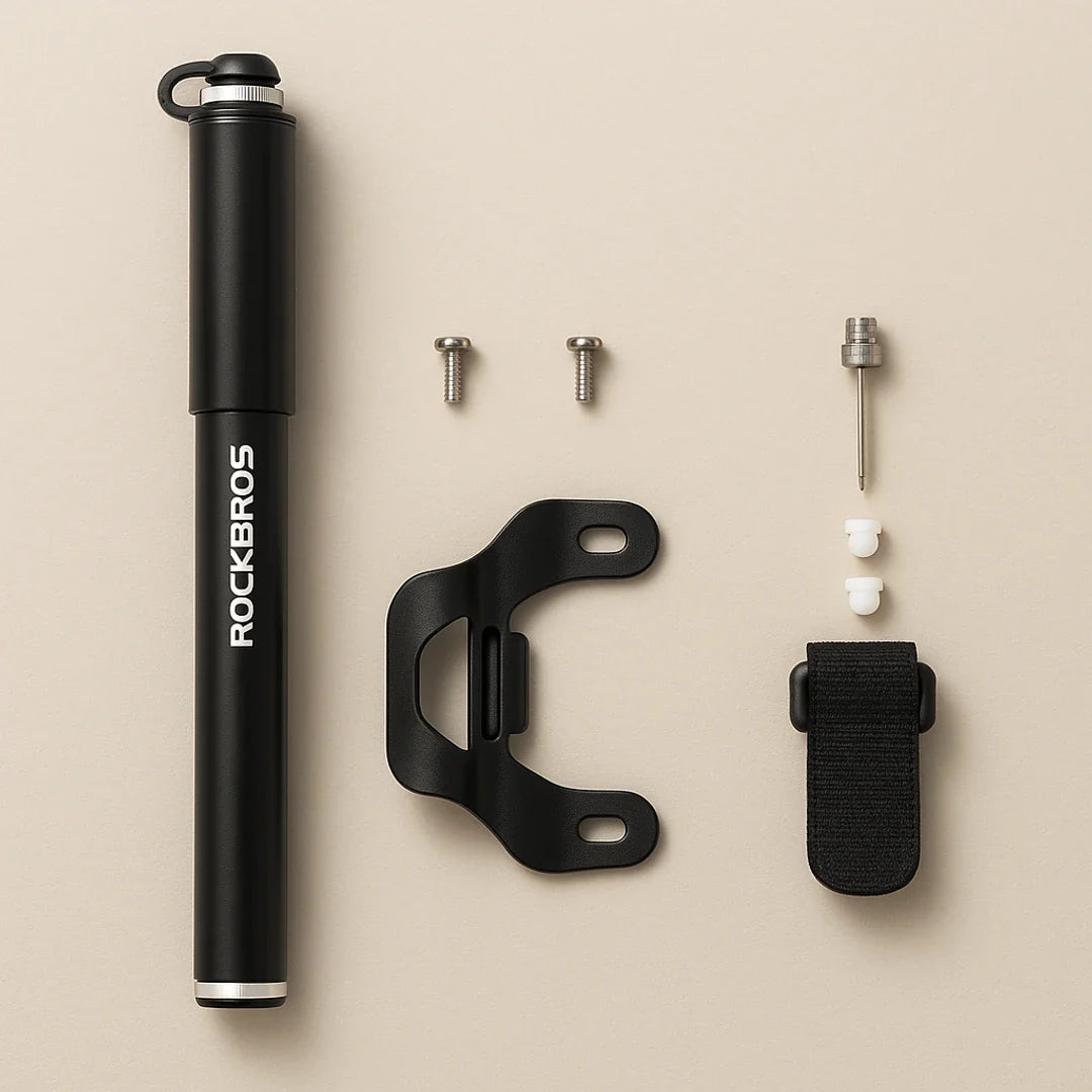 Fietspomp mini draagbaar Presta Schrader weg MTB BMX