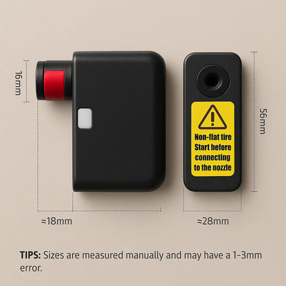 Fietspomp elektrisch mini draagbaar USB C Presta Schrader