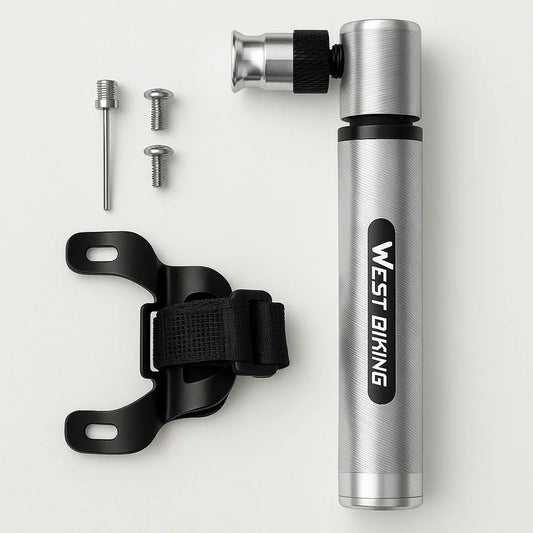 Fietspomp mini draagbaar compact licht snel opblazen