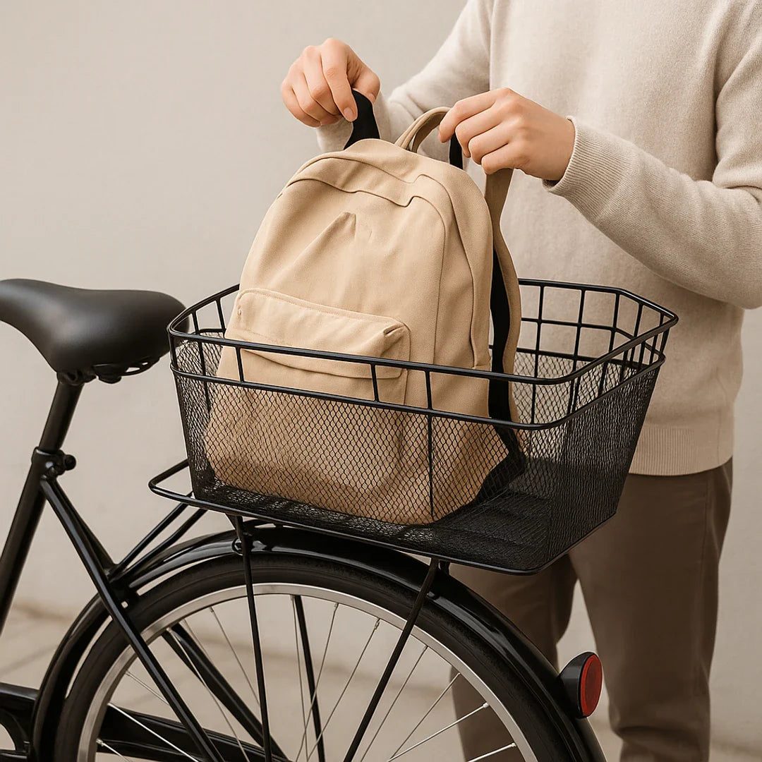 Fietsmand achter grote capaciteit waterdicht laadnet robuust