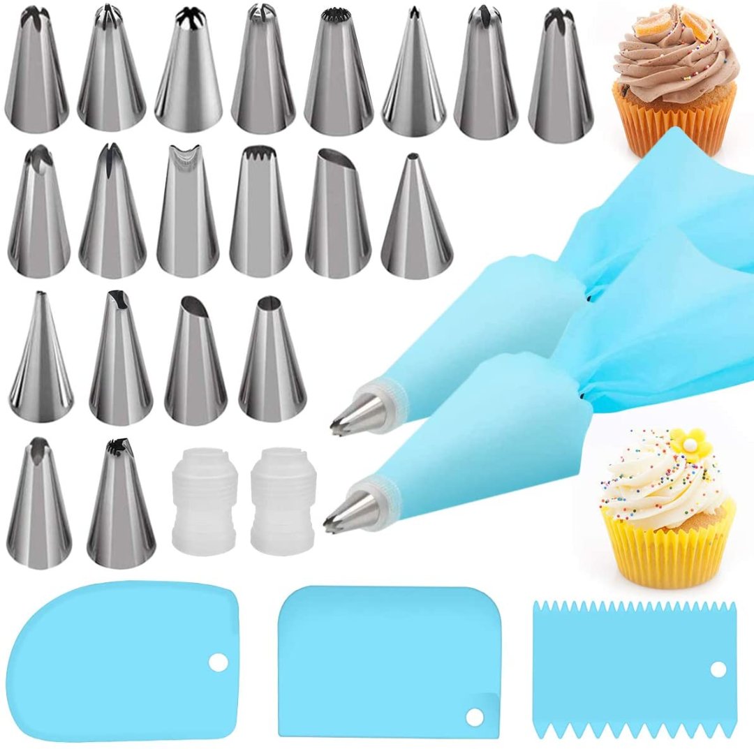 Cake decoratie nozzle set - Voor thuis en professioneel gebruik