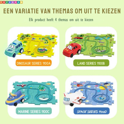 Educatieve Puzzel Spoor | Auto Speelset - #Educatieve Puzzel Spoor | Auto SpeelsetDe Bazelaar