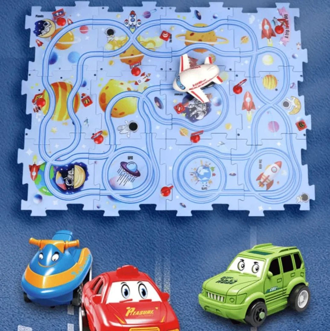 Educatieve Puzzel Spoor | Auto Speelset - #Educatieve Puzzel Spoor | Auto SpeelsetDe Bazelaar