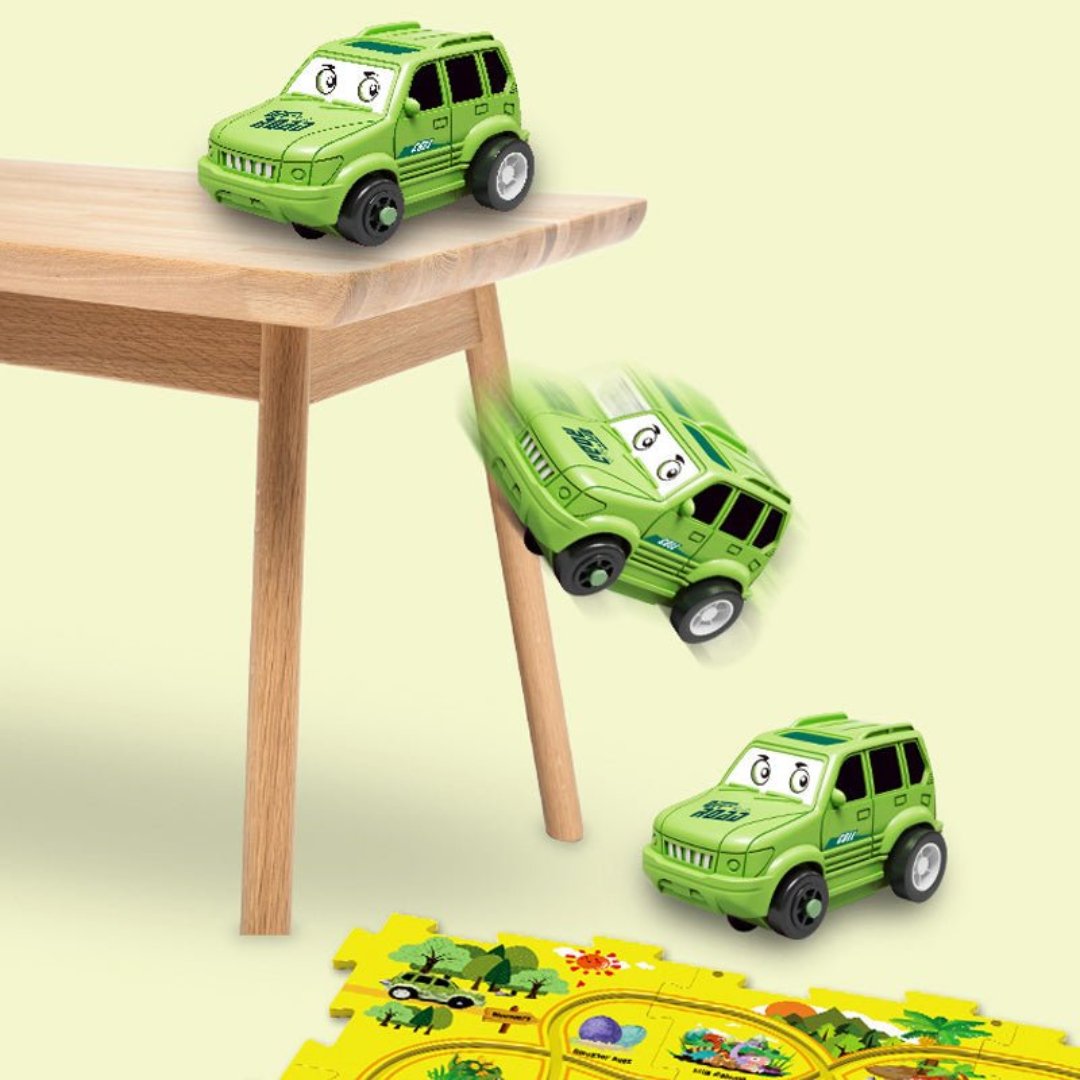 Educatieve Puzzel Spoor | Auto Speelset - #Educatieve Puzzel Spoor | Auto SpeelsetDe Bazelaar