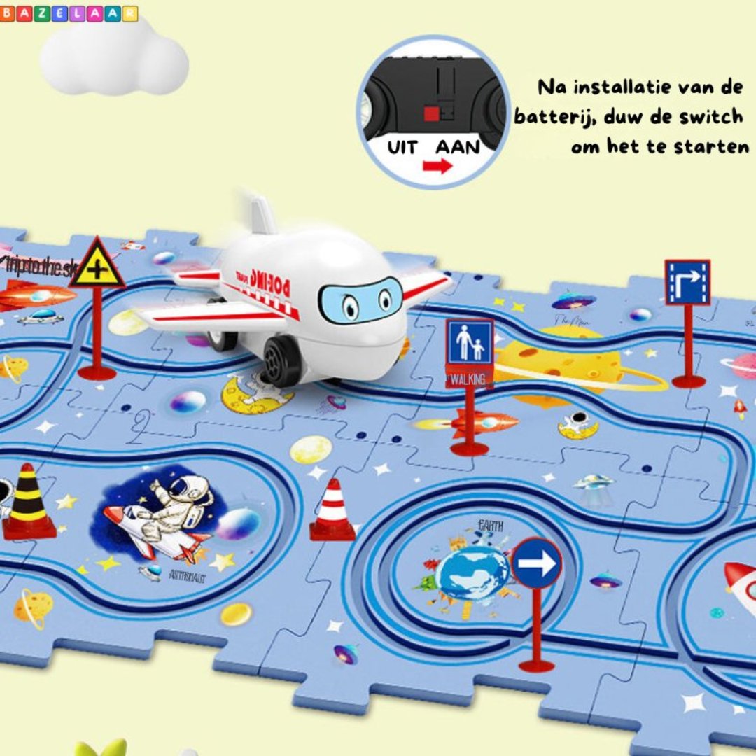 Educatieve Puzzel Spoor | Auto Speelset - #Educatieve Puzzel Spoor | Auto SpeelsetDe Bazelaar