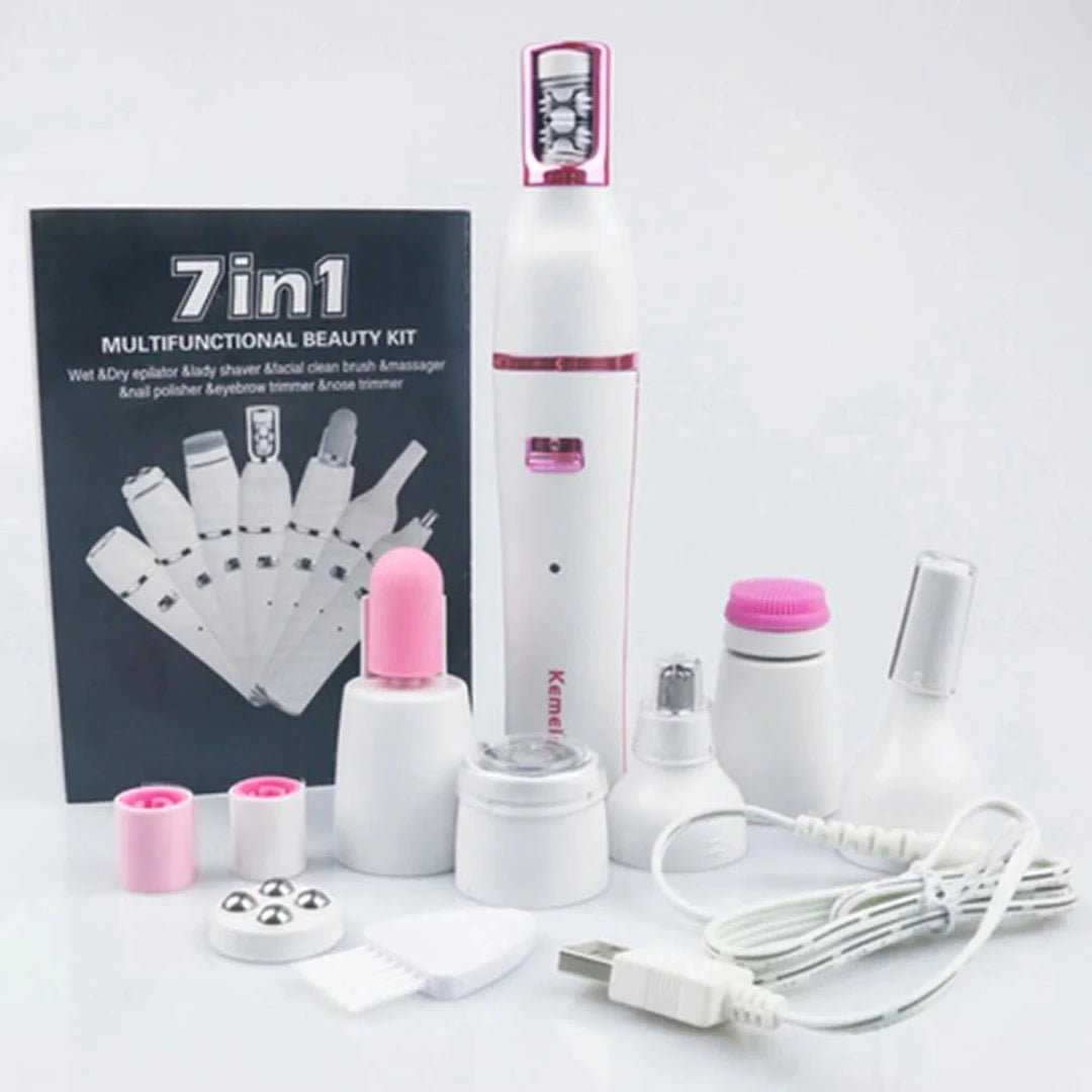 Epilator Kit | 7-in-1 voor Perfecte Verzorging - #Epilator Kit | 7-in-1 voor Perfecte VerzorgingDe Bazelaar