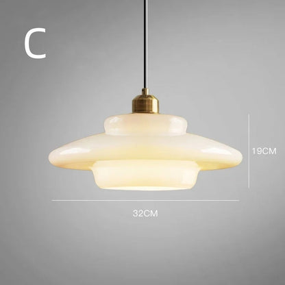 Tijdloze Witte Glazen Hanglamp voor een Elegant Interieur