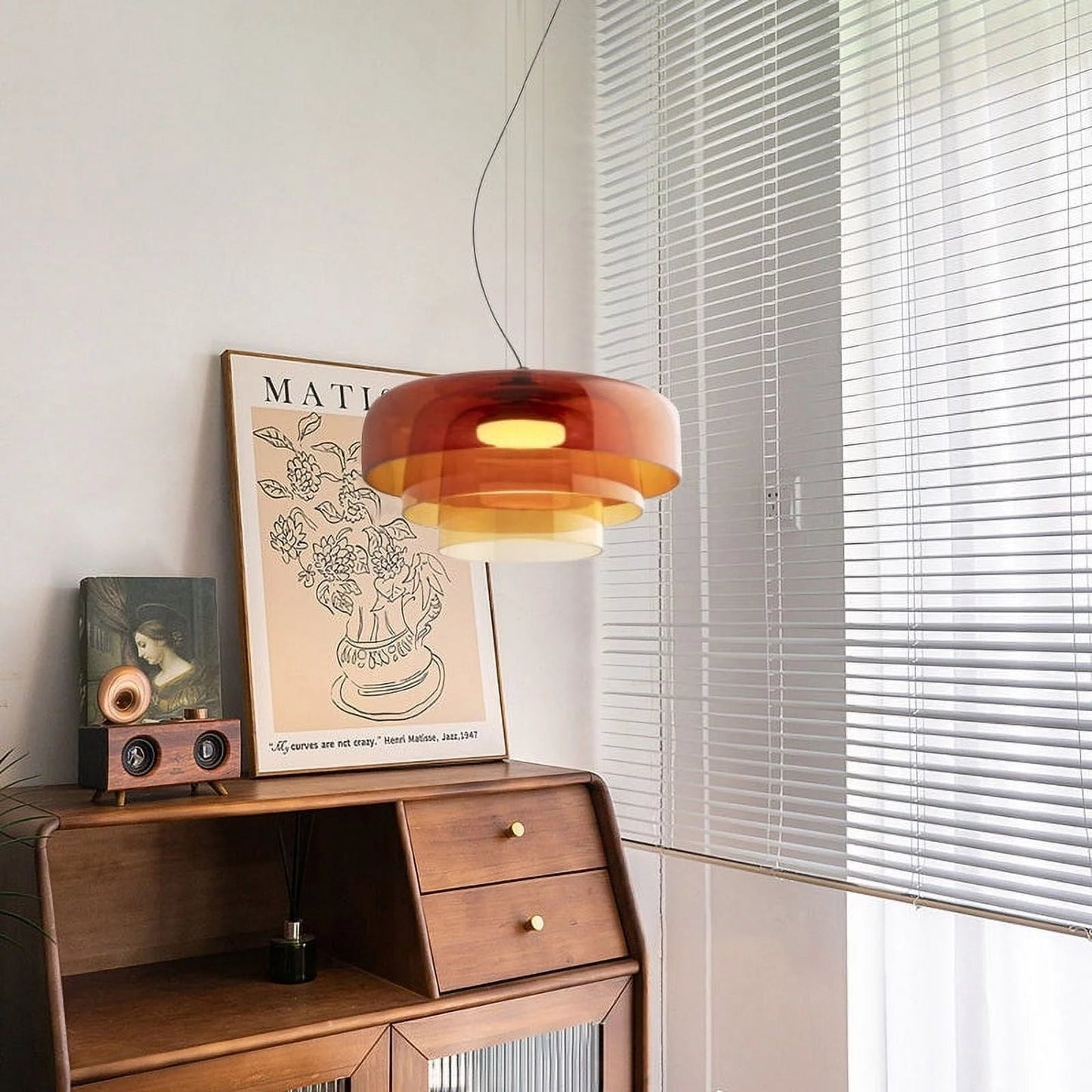 Glazen Plafondlamp met Tijdloos Design