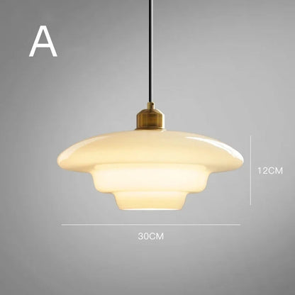 Tijdloze Witte Glazen Hanglamp voor een Elegant Interieur