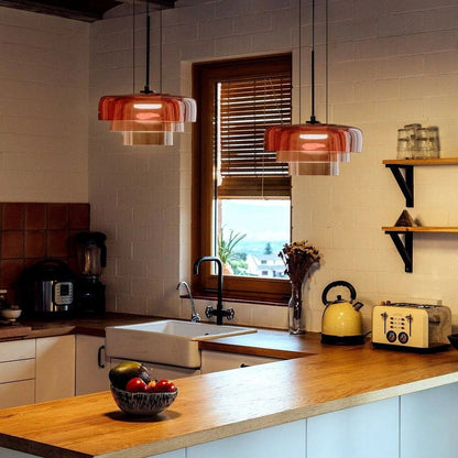 Glazen Plafondlamp met Tijdloos Design