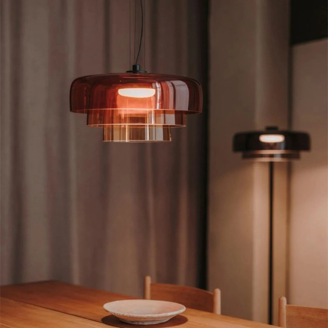 Glazen Plafondlamp met Tijdloos Design