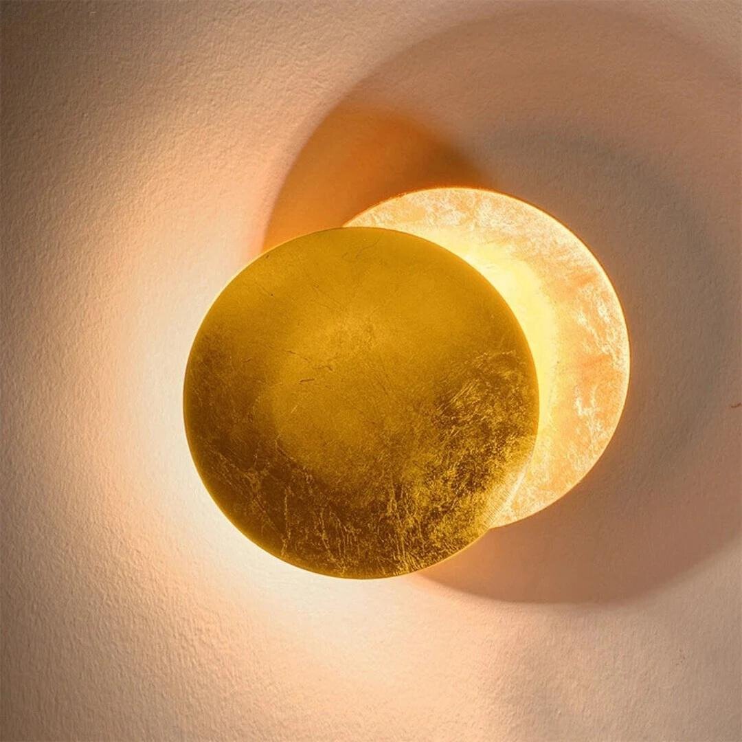 Gouden Eclipse | Muur Lamp - #Gouden Eclipse | Muur LampDe Bazelaar