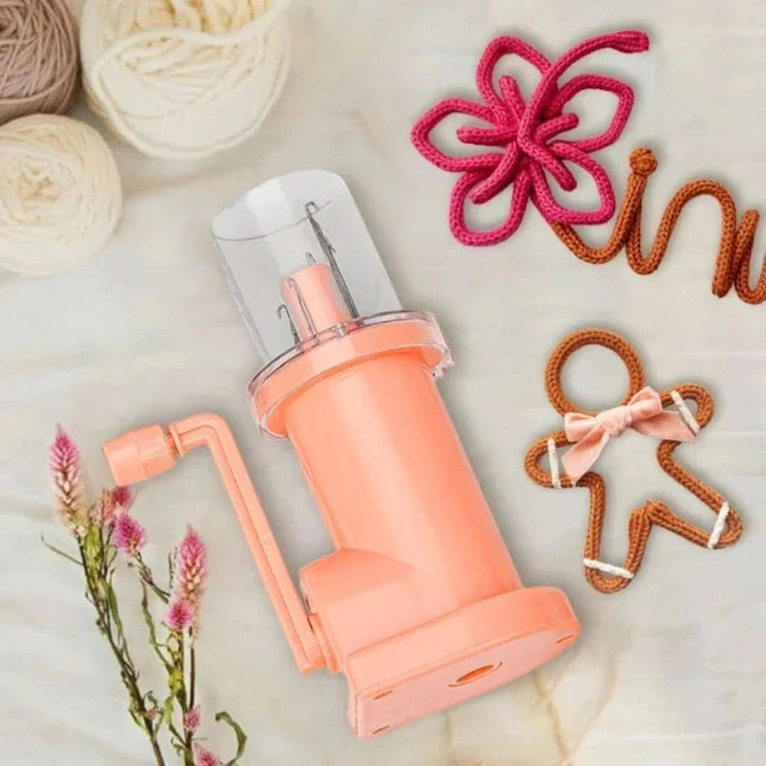 I-cord Machine Handbreimachine Met Spoel, Doe-het-zelf Snelbreien, Mini-naaimachine Breien Trui Armband Thuis I-cord Machine Handbreimachine Met Spoel, Doe-het-zelf Snelbreien, Mini-naaimachine Breien Trui Armband Thuis