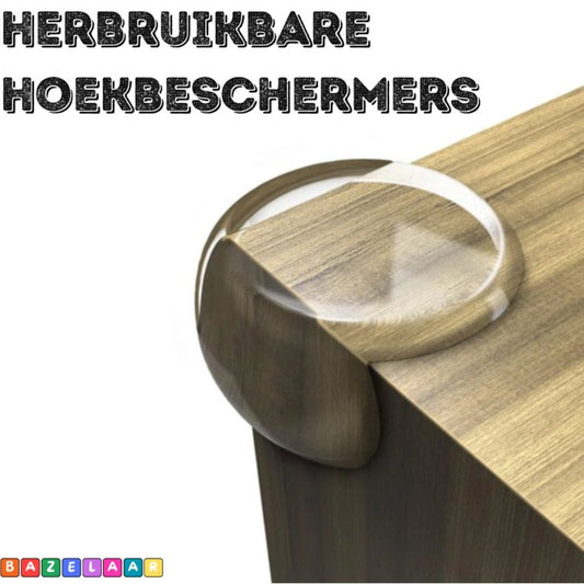 Herbruikbare Hoekbeschermers | Transparant - #Herbruikbare Hoekbeschermers | TransparantDe Bazelaar