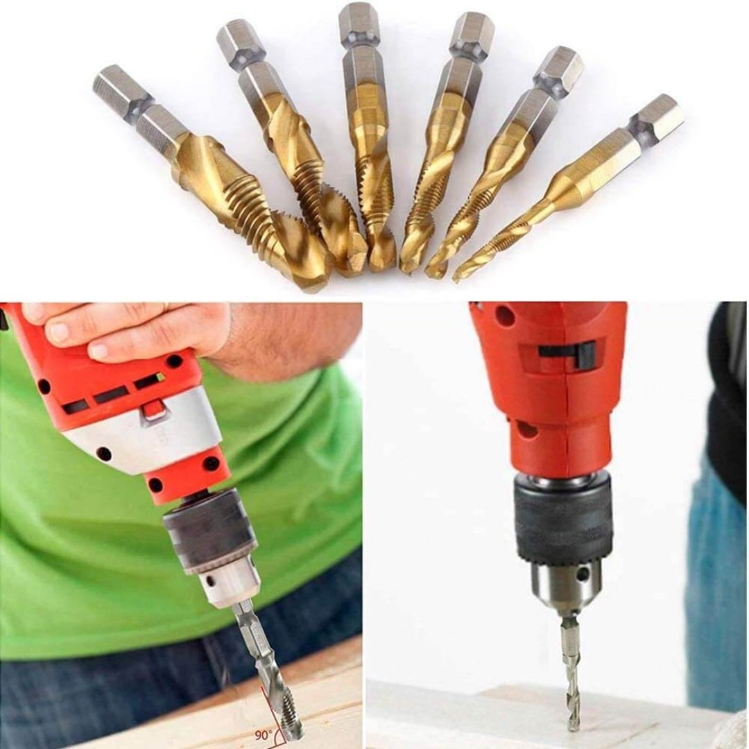 Powerdrill set - Schroefdraadtap bits