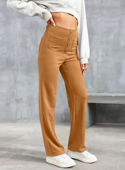 Moduza - High-waisted Elastische Broek