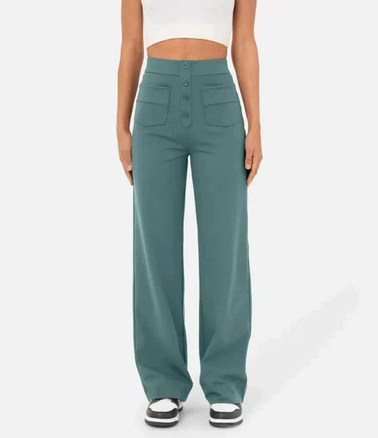 Moduza - High-waisted Elastische Broek