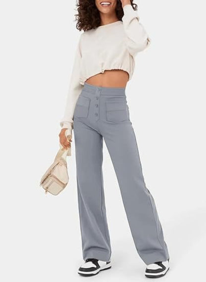 Moduza - High-waisted Elastische Broek