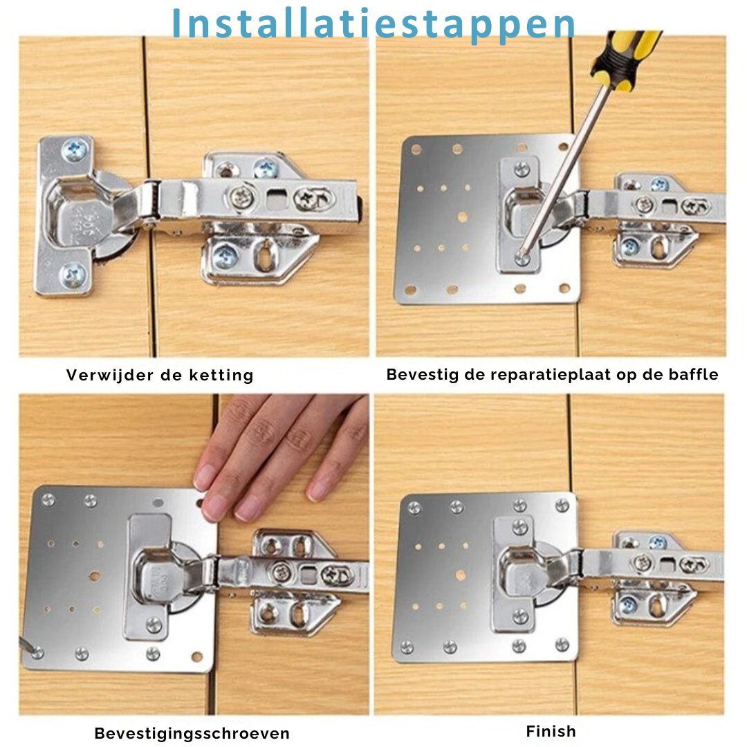 HingeFix | Reparatieset Beschadigde Scharnieren - #HingeFix | Reparatieset Beschadigde ScharnierenDe Bazelaar