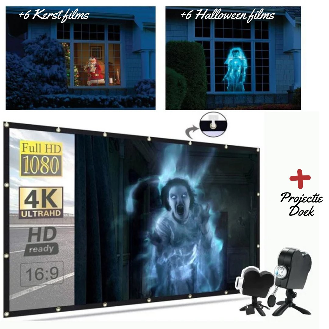 Holografische projectie | Halloween & Kerstmis - #Holografische projectie | Halloween & KerstmisDe Bazelaar