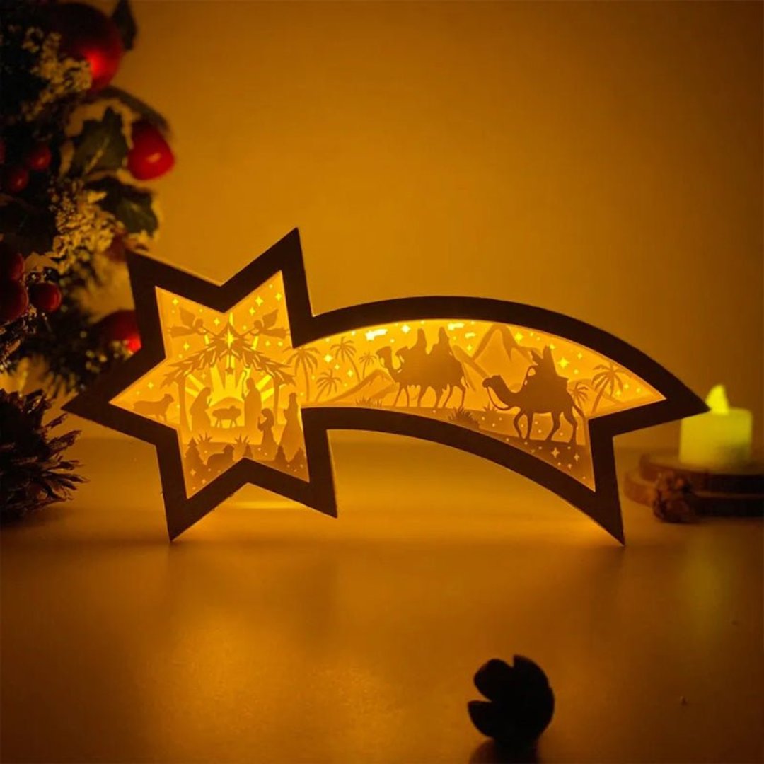 Houten Kerstlicht | LED - #Houten Kerstlicht | LEDDe Bazelaar