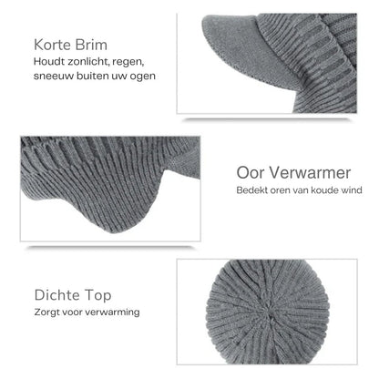 Icone™ Gebreide Muts | Warme Oorbescherming Voor Buiten - #Icone™ Gebreide Muts | Warme Oorbescherming Voor BuitenDe Bazelaar