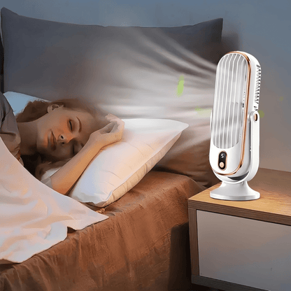 Draagbare USB Bureauventilator Oplaadbaar 360°
