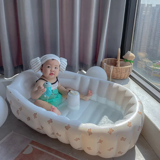 Blow Up Baby Bath™ - Veilig - Opblaasbaar - Voor Binnen en Buiten