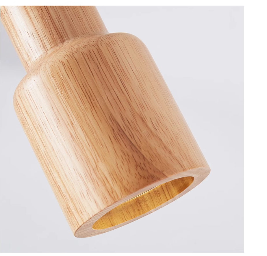 NordicGlow Houten Hanglamp - Scandinavische Stijl en Natuurlijke Warmte