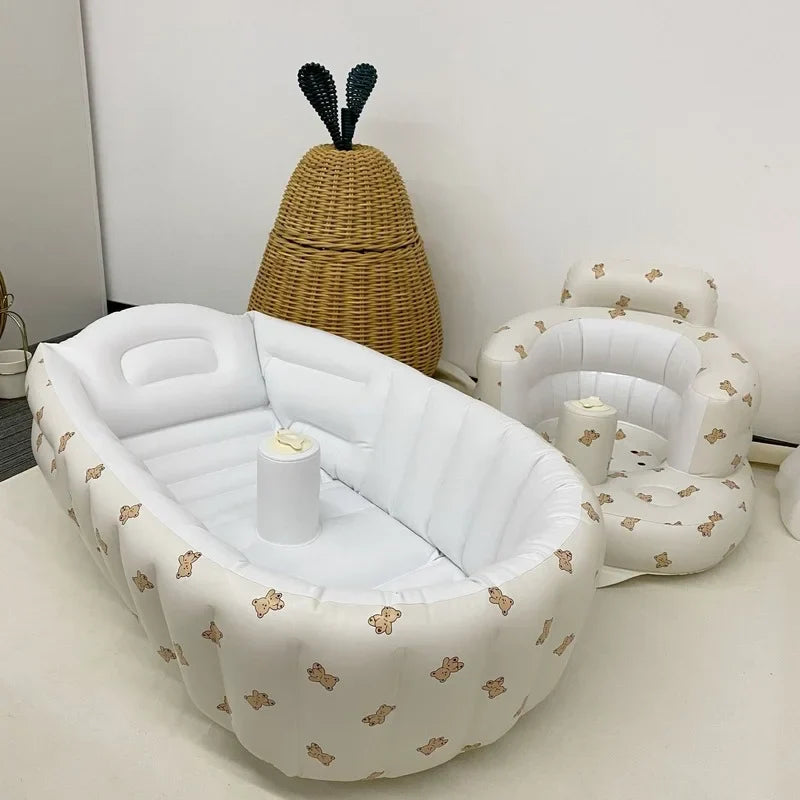 Blow Up Baby Bath™ - Veilig - Opblaasbaar - Voor Binnen en Buiten