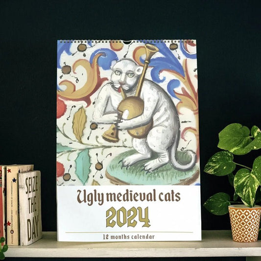 Kattenkalender | 2024 Vreemd Middeleeuws - #Kattenkalender | 2024 Vreemd MiddeleeuwsDe Bazelaar