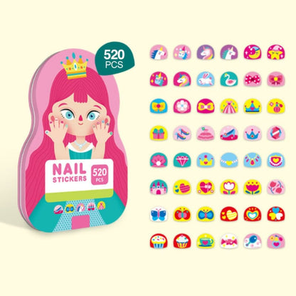 Kids Nagel Stickers | ( 520 Stuks ) - #Kids Nagel Stickers | ( 520 Stuks )De Bazelaar