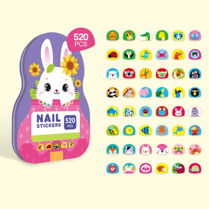 Kids Nagel Stickers | ( 520 Stuks ) - #Kids Nagel Stickers | ( 520 Stuks )De Bazelaar