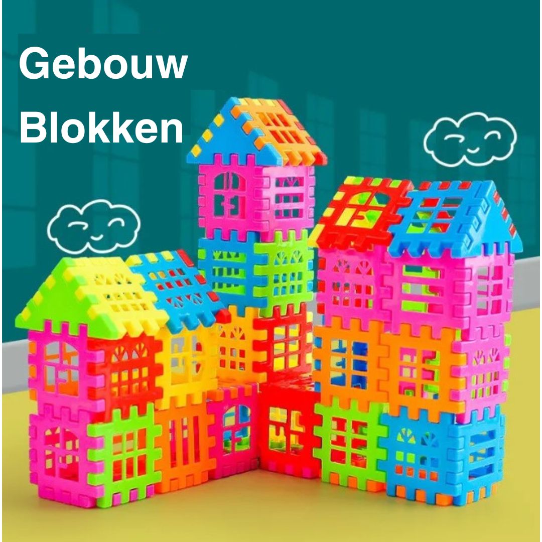 Klik Bouwstenen (80 Stuks) - #Klik Bouwstenen (80 Stuks)De Bazelaar