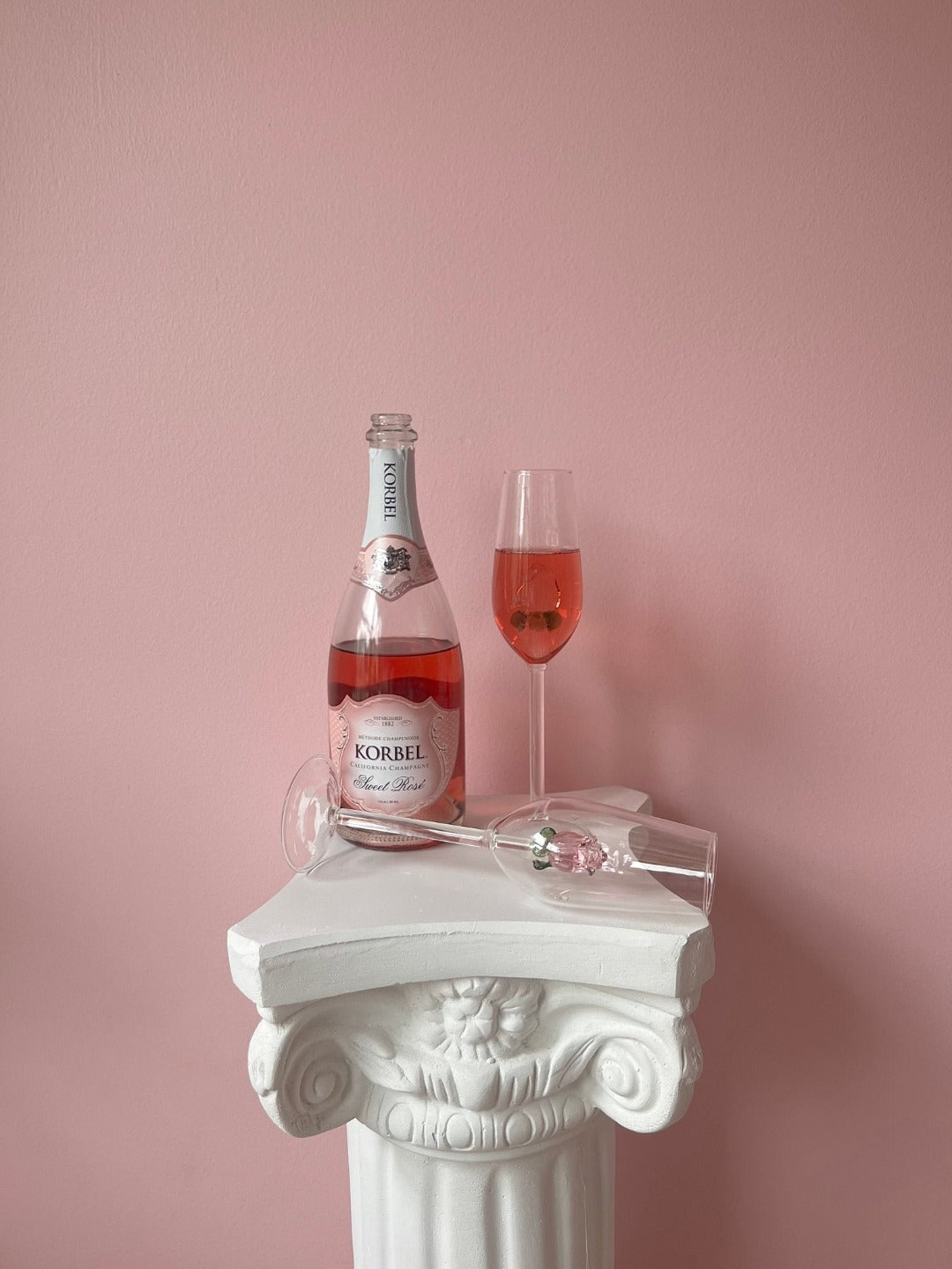 La Vie En Rose | Champagneglas - Handgemaakt - #La Vie En Rose | Champagneglas - HandgemaaktDe Bazelaar