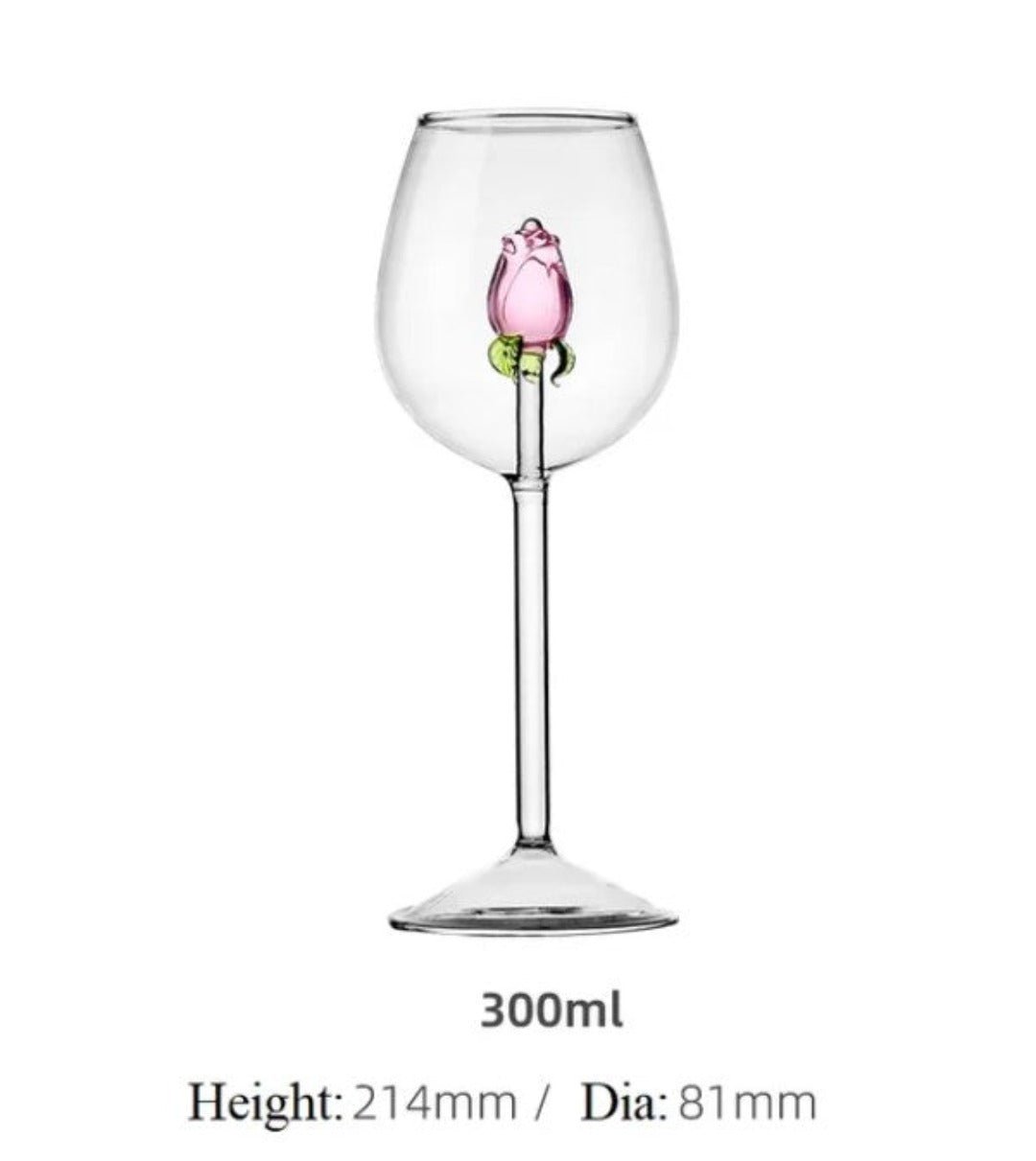 La Vie En Rose | Champagneglas - Handgemaakt - #La Vie En Rose | Champagneglas - HandgemaaktDe Bazelaar