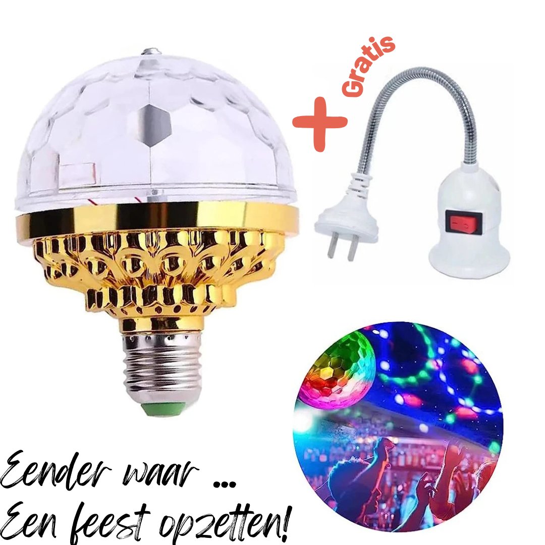 LED Disco Lamp | Kleurrijke roterende lichten - #LED Disco Lamp | Kleurrijke roterende lichtenDe Bazelaar