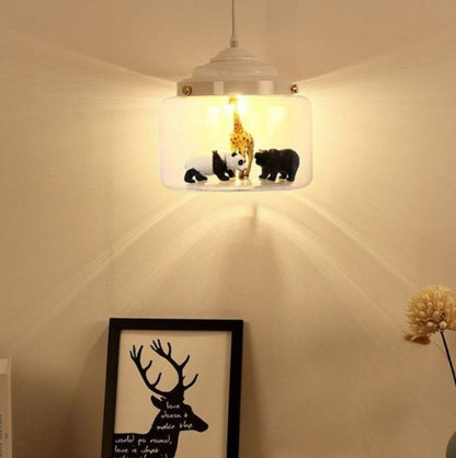 Little Zoo | Hanglamp Met Glazen Kap - #Little Zoo | Hanglamp Met Glazen KapDe Bazelaar