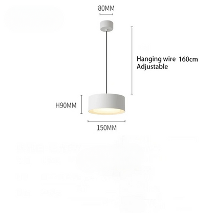 Moderne Ronde LED Hanglamp in 3 Kleuren