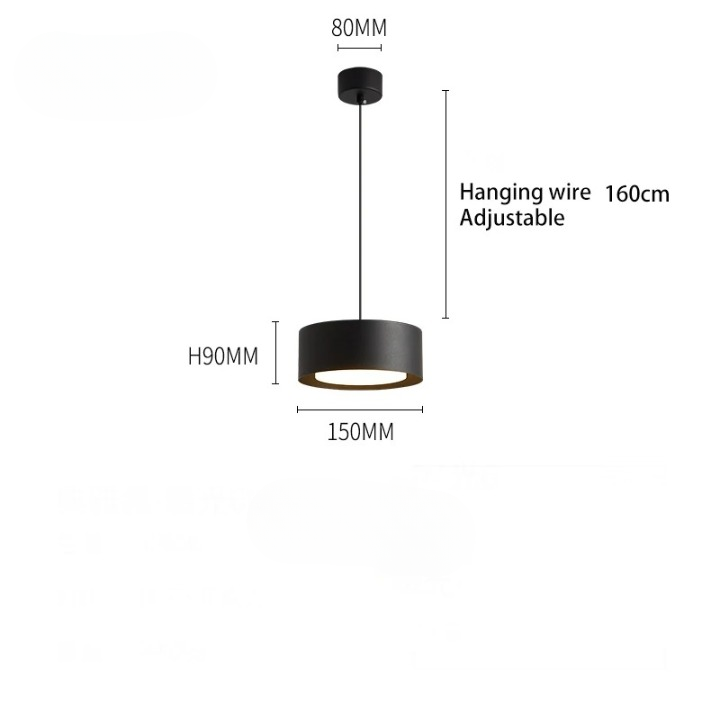 Moderne Ronde LED Hanglamp in 3 Kleuren