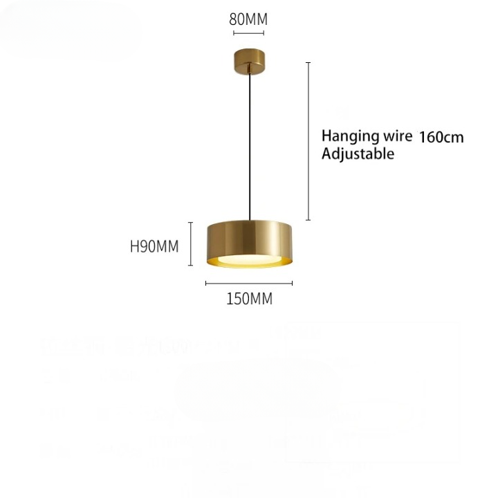 Moderne Ronde LED Hanglamp in 3 Kleuren