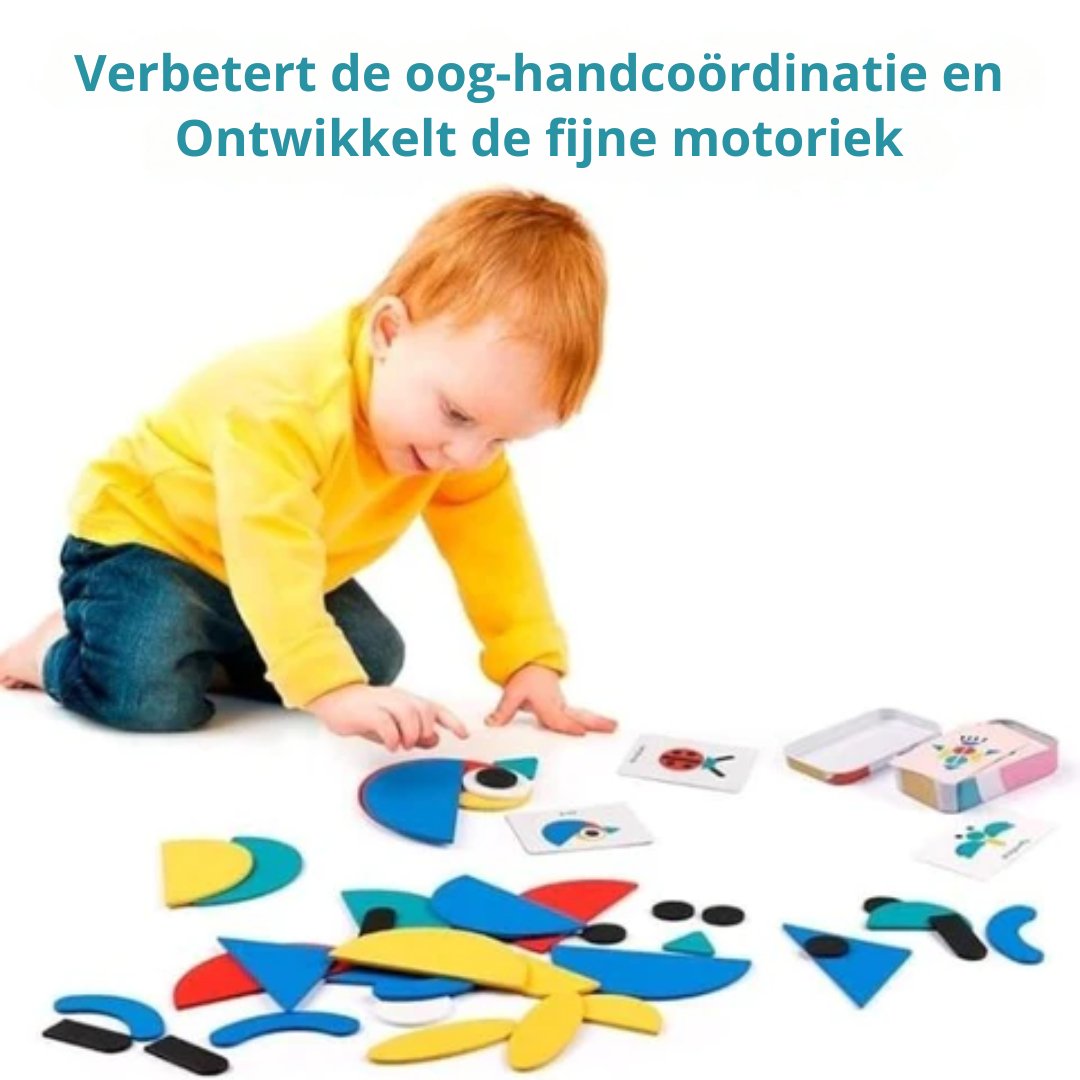 Montessori Educatieve Puzzelbox - #Montessori Educatieve PuzzelboxDe Bazelaar