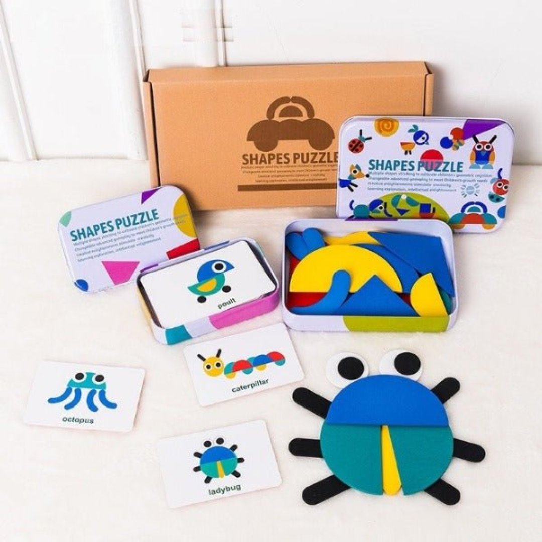 Montessori Educatieve Puzzelbox - #Montessori Educatieve PuzzelboxDe Bazelaar