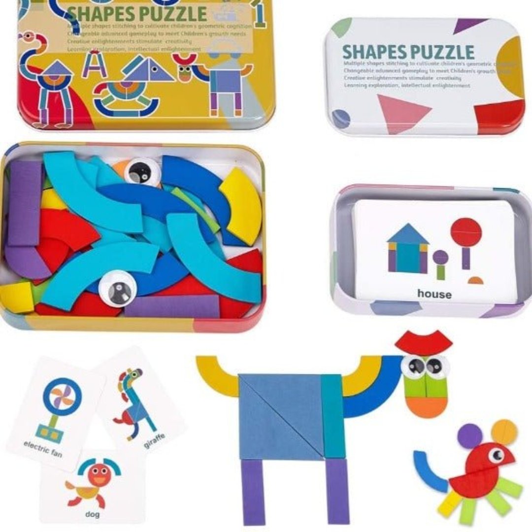 Montessori Educatieve Puzzelbox - #Montessori Educatieve PuzzelboxDe Bazelaar